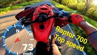 Raptor 700r top speed