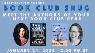 Book Club Snug with Catherine Newman & Laura Zigman — 1.24.24