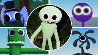 All Morphs + New (Mint, Brown) All Characters Jumpscares in Rainbow Friends Chapter 2 Roblox