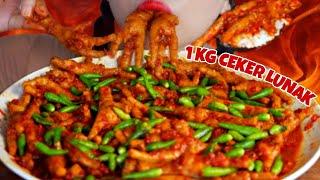 ASMR 1 KG CEKER TULANG LUNAK MERCON TABUR 100 CABE RAWIT AWAS NGILER CEKERNYA LEMBUT BANGET BESTIE