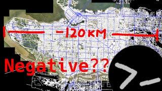 It turns out vancouver isn't negative 120km wide