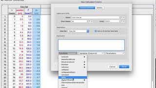 enter wheel lab data into logger pro