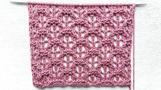 Beautiful openwork pattern  Light and easy to knit