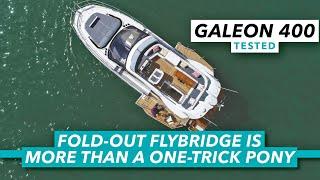 The coolest 40ft flybridge on the market? | Galeon 400 review and yacht tour | Motor Boat & Yachting