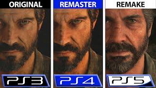 The Last of Us Part I | PS3 - PS4 - PS5 | Remake Graphics, Modes & FPS Comparison | Analista de Bits