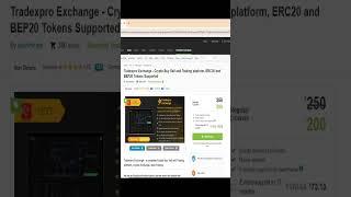 Tradexpro Exchange - Crypto Buy Sell and Trading platform, ERC20 and BEP20 Tokens Supported