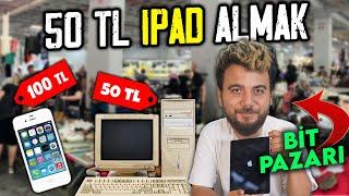 BİT PAZARINDA İPAD 50 TL!! 5 TANE PC ALDIK!! (HER ŞEY ÇOK UCUZ)