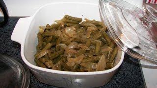 Green Beans w/ Onions - Side Dish In The Kitchen of 1bettybill