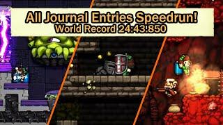 The Spelunky 100% Speedrun World Record! (All Journal Entries)