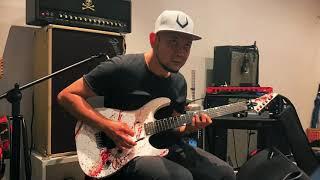 ESP USA M-II NTB "Blood Splatter" with Myasnikov CCV Preamp