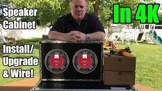 Outdoor Guitar Speaker Cabinet Install - in 4K!  Eminence Speakers