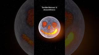 Massive Terrible looking planet Mercury ️ #shorts #solarsmash