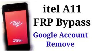 itel A11 Google Account Remove, FRP Bypass,