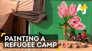 Syrian Refugees Repaint The Zaatari Camp