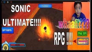 DON'T JUDGE ME! MY FIRST EPISODE - BUT IM NOT A NOOB! ROBLOX - SONIC ULTIMATE RPG - @imagamermaster