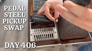 Pedal Steel Everyday - Day 406 - Tone Upgrade: Swapping the Pickup in my Pedal Steel Guitar