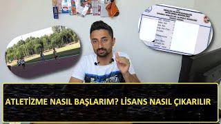 Türkiye'de Atletizme nasıl başlarım? Sporcu lisansı nasıl çıkar?