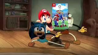 Cuphead show No Fighting Meme (SONIC VS MARIO)