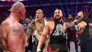 WWE 21 October 2024 Roman Reigns VS. Jacob Fatu VS. The Rock VS. Solo Sikoa VS. All Raw SmackDown