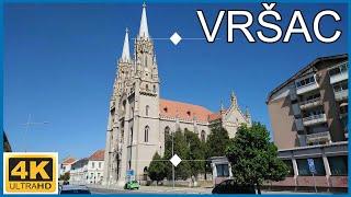 [4K] Vršac - SerbiaWalking Tour - City Centre