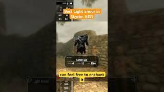 Is this the best Light Armor in Skyrim? How would you enchant it?  #skyrim #skyrimae #skyrimmods