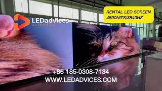 LEDadvices LED Screen for Rental Events Stage and Installation