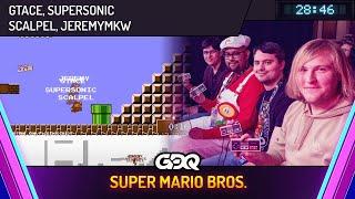 Super Mario Bros. by GTAce, SuperSonic, scalpel, JeremyMKW in 28:46 - Awesome Games Done Quick 2025