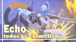 Echo   Skins, Emotes, Falas, Sprays Todos os Cosmeticos   Overwatch