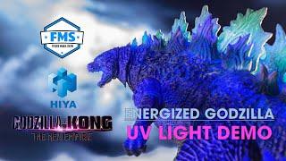 Hiya Toys Energized Godzilla UV Light Demo #Godzilla #Hiyatoys #godzillaxkongthenewempire