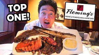 I Ate the Most EXPENSIVE Steak at FLEMING'S STEAKHOUSE!