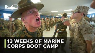 What New Recruits Go Through In Boot Camp | Marine Corps Recruit Depot San Diego