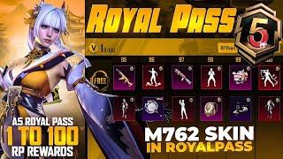 A5 royal pass 1 to 100 rp 3d leaks here | pubg mobile