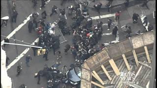 The Early Show - "Occupy Wall Street" - Police clash with protesters - RAW VIDEO