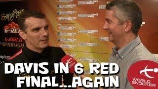 Mark Davis into the 6 Red World Championship final