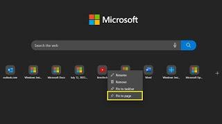 You can now pin Quick links to the New tab page in Edge | How to enable some other options also