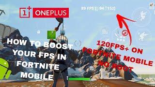 HOW to get 120FPS+ in FORTNITE  MOBILE PATCHED | NO ROOT | NO PC#fortnite #boostfps #android #120fps