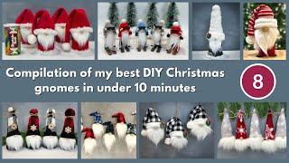 8 Christmas Gnomes You Can Make Super Quick/Craft Fair Ideas