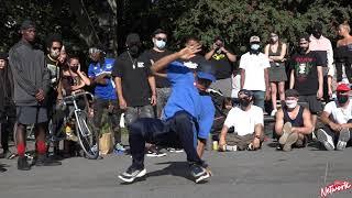 Spydey Vs Elvis - Top 16 - Invisible Kidz 2 - Washington Square Park - BBoyNetwork