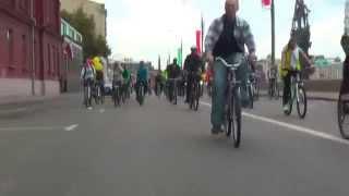 Московский велопарад 06.09.2015 (Part 3 of 4) Moscow bicycle parade Field recording