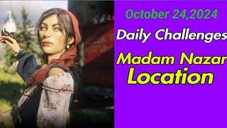 Red Dead Online Daily Challenges Madam Nazar Location October 24 2024 #rdr2 #rdo #reddead2online