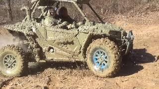 Muddy trail riding at Coyote Trails