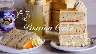Passion Fruit Cake with Passion Jelly // Pastry Pleasures