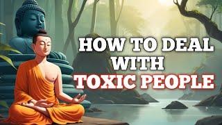 The wise monk and the unsettling guest ! the story to deal with toxic person