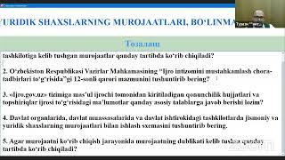 Turizm boshqarmasi - suhbat