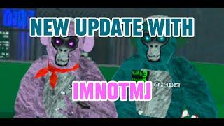 NEW Gorilla Tag update with ImNotMJ!!!!!!!