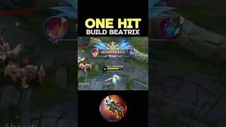  WATCH THIS - BEST BUILD BEATRIX 2024(ONE HIT) ~ MLBB  #mobilelegends #onehitbuild #Beatrix