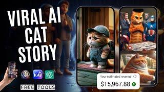 How to Make $1000s With AI-Generated Cat Videos!  Step-by-Step Guide