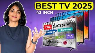 Best TV 2025 | 43 inch | Sony vs Samsung vs LG vs VU vs Hisense