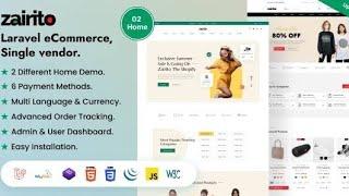 Complete E-commerce Free php script  with admin panel || Create Ecommerce website with zairito