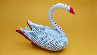 How to Make a 3D Origami Swan